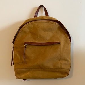 Madewell Canvas Backpack with Leather Straps